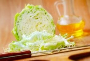 Kohl haché pour la salade